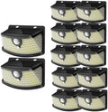 Aootek Solar Motion Sensor Lights Outdoor 120 LEDs, Black, 12 Pack by Lightupeveryconer