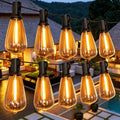 GPATIO Outdoor String Lights, 100FT ST38 Bulbs Shatterproof Patio Lights, Waterproof Dimmable Outside Hanging Light, Connectable LED Outdoor Lights for Backyard, Porch, Party, Garden, Home Decor by AddforPatioMakeover