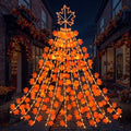 Huquary Fall Maple Leaves Waterfall String Lights Led, 2 ft by Huquary