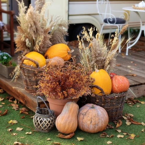 RECUTMS Faux Mums Plants,Artificial Flowers for Outdoor Fake Fall Flowers - Image 3