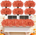 Powbrace 60 Pack Artificial Fall Flowers Mums for Outdoor Indoor (Orange) by Powbrace