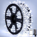 JMEXSUSS Clear Wire 720LED 230 FT White Christmas Lights with 8 Modes by JMEXSUSS