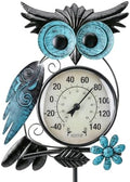 MUMTOP Outdoor Thermometer, Owl Outside Decor for Patio, Yard and Garden by MUMTOP