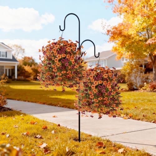 ZFProcess Artificial mums for Outdoors,2PCS Silk Fake Daisy - Image 5