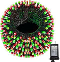 393 FT Christmas Lights 1000 LED Xmas Lights Outdoor Christams String Lights Waterproof 8 Modes & Timer, Fairy Lights Plug in for Weeding, Patio, Party, Holiday,Christmas Decor (Red+Green) by Unknown