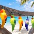 10 LED Tropical Beach Parrot Lights, 8.5Ft Camping String Lights Outdoor by Unknown