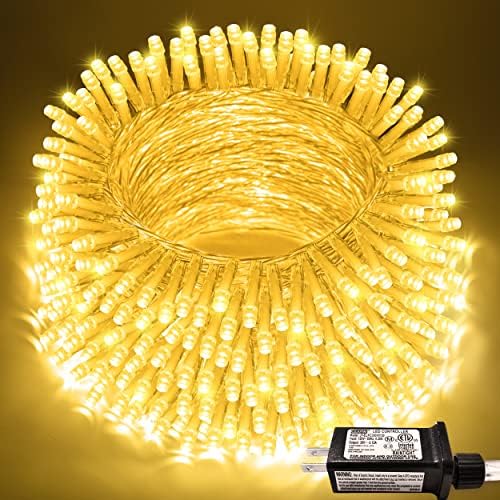 JMEXSUSS Outdoor String Lights Indoor for Bedroom, 200 LED Christmas Lights by JMEXSUSS