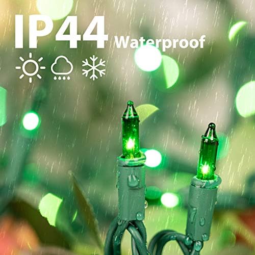 Minetom St. Patrick's Day String Lights, 100 Count 20 Ft Incandescent Bulb - Image 3