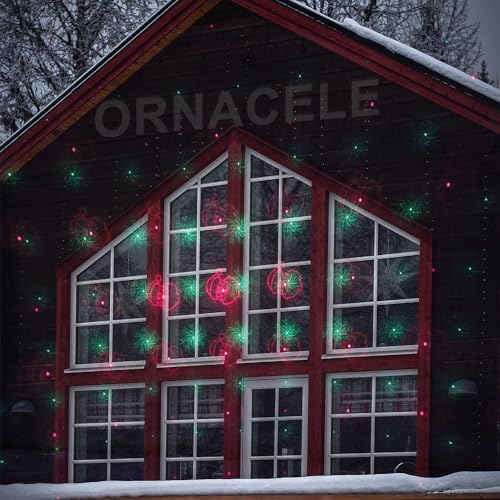 Christmas Laser Light Projector, Star Show LED Lights Red and Green Outdoor IP65 Waterproof, 3 Modes RF Remote Control, Landscape Decoration for Xmas Yard Holiday Party - Image 7