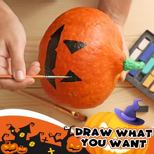 ShellKingdom Artificial Mini Pumpkin for Halloween Thanksgiving Decoration - Image 3