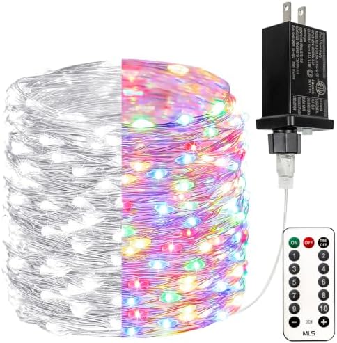 66FT 200 LED Fairy Lights with Remote, Plug in Twinkle Light Outdoor Indoor by BHCLIGHT
