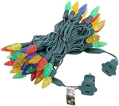 Novelty Lights 24 Feet 70 LED Multicolor C6 Strawberry Christmas Lights - Image 2