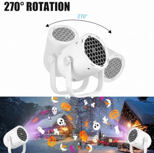 Halloween Projector Lights Outdoor/Indoor, Led Lights Projector for Halloween Decorations,USB-Powered Gifts, Holiday Projector for Halloween Party - Image 5