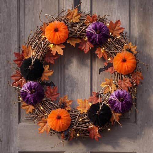 Vercraft 12 Pcs Fall Pumpkin Hanging Ornament, Fall Tree Decor, Classic - Image 5