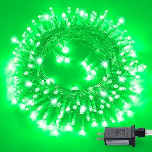 JMEXSUSS 150 LED Green Christmas Lights Indoor, Green Lights for Halloween by JMEXSUSS