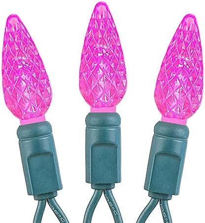 Novelty Lights 24 Feet 70 LED True Twinkle Pink Outdoor Christmas Lights - Image 3
