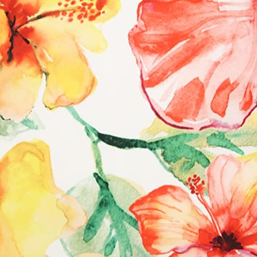 Pyonic Outdoor Pillow Covers Pack of 2 Red Yellow Floral Waterproof Throw Pillow Covers 18X18 inch Outdoor Pillows for Patio Furniture Garden Square Outside Waterproof Pillow - Image 3