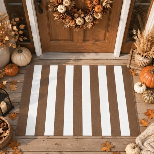 Duraaamo Fall Outdoor Rugs Front Porch 2' X 3' for Autumn Entryway Decor - Image 4
