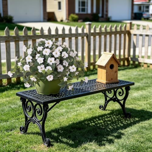 Ammyoo 2PCS Artificial Petunias Flowers Fake Plants for Outdoor Decoration - Image 6