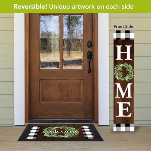 Briarwood Lane Everyday Double Sided Reversible Pine Porch Leaner 47x9.5 Farmhouse Home - Image 2