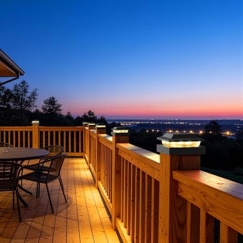 Solar Post Cap Lights for 4x4 Wood/Vinyl Posts - Image 7
