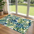 3x5 Monstera Entry Rug Washable Indoor Outdoor Mats for Front Door by Othilic
