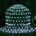 JOYIN 200 LED Christmas Net Lights, 6.5X 10FT Christmas Mesh Lights with 8 Modes, Connectable, Waterproof for Bushes Trees Yard Indoor Outdoor Xmas Decorations (Cool White) by JOYIN