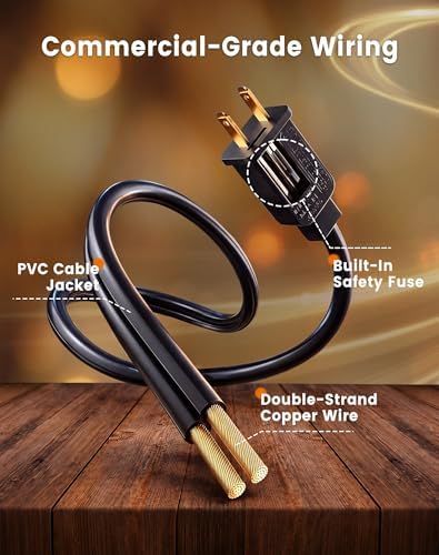 Outdoor String Lights 110FT(100+10) Waterproof, 50 LED S14 Shatterproof Edison Bulbs, 2FT Spacing, Extension Cord, Connectable Plug in Hanging Patio Lights for Outside, Backyard, Warm White - Image 6