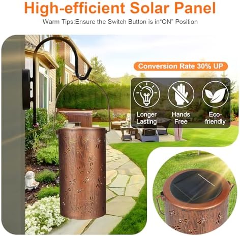 Dragonfly Solar Lanterns Outdoor Waterproof, Birthday Gifts for Women - Image 4