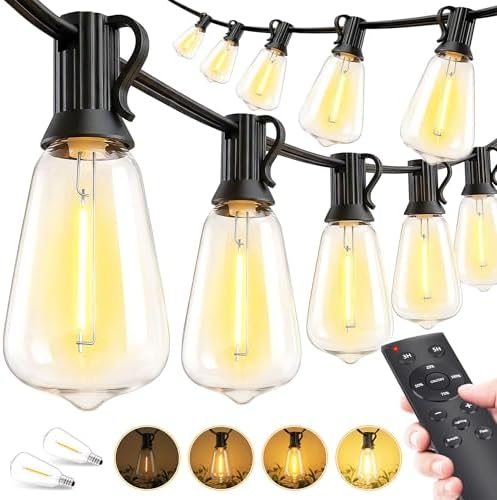 Outdoor Lights String Patio Outside - 100ft 30M LED Waterproof Light ST38 by MGVIH