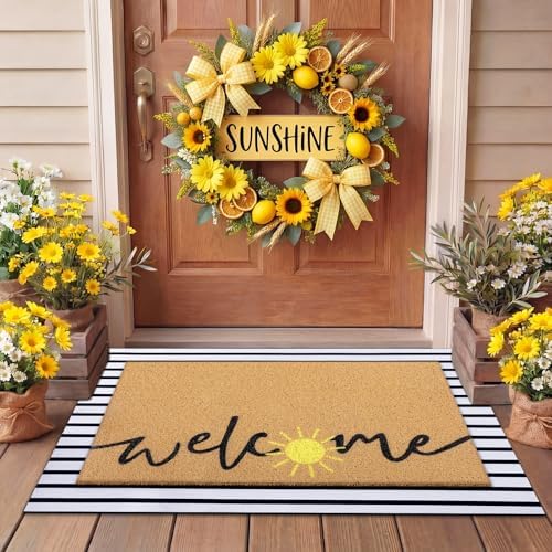 Tinideya 2 23.6 X 35.4 Inches Sun Black White and Brown by Tinideya