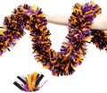 50FT Halloween Garland Halloween Decorations Garlands- Shiny Tinsel Garland for Mantle, Tree, Stairs, Doorway, Party (Orange Purple Black) by Unknown