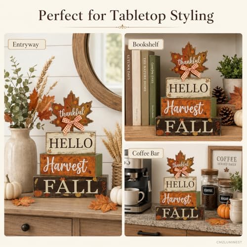 Thankful Leaves Fall Decor, Fall Decorations for Home - Image 6