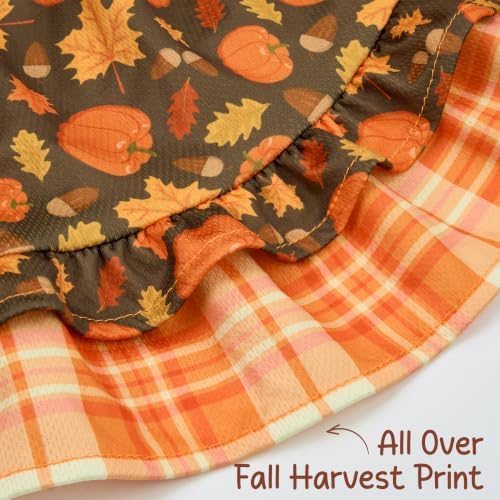 Fall Harvest Dress Porch Goose Outfits for 23 Inch Lawn Statue - Image 5
