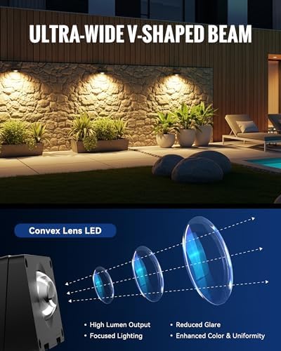 Solar Fence Lights Outdoor Waterproof, 12 Pack Fence Light Solar Powered - Image 6