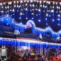132FT 1332 LED Outdoor Christmas Lights - 296 Ice Drops, 12 Pro Modes by WUXYIYANG