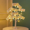 Woohaha Lighted Money Tree Card Holder Birch Tree Warm White by Woohaha