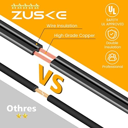 Zuske Outdoor Patio String Lights, 240FT LED with 120+4 ST38 Vintage Edison Bulbs, Waterproof Connectable Hanging Lights for Outside Backyard Bistro Porch (120FTx2) - Image 7