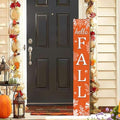 Hello Fall Porch Sign Autumn Leaves Wooden Welcome Sign Vertical Fall Hanging Signs For Standing Front Porch Decor Rustic Wall Decor Home Farmhouse Yard Door Fall Decorations 47.2"H by ANTPFAE