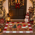 Tinideya 2 23.6 X 35.4 Inches Santa Red Brown Green by Tinideya