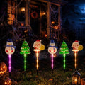 Solar Christmas Lights Outdoor, Yard Decor for Garden, Lawn and Pathway by Vioshon