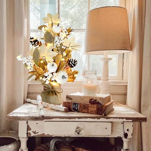 Lighted Fall Table Tree Decor, Fall Decorations for Home - Image 6