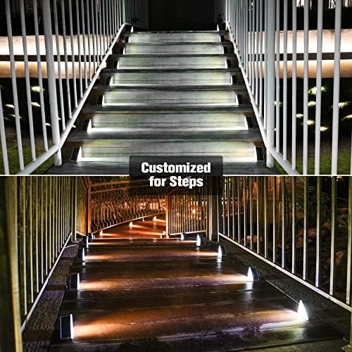 VOLISUN Solar Stair Lights 16 Pack, Solar Step Lights Waterproof IP67 - Image 3