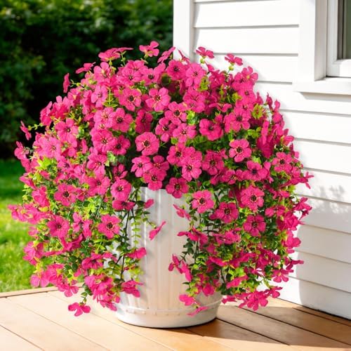 Artificial Faux Flowers Plants for Outdoor UV Resistant Summer Decoration by HomeD%C3%A9cor