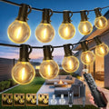 100FT Outdoor String Lights with Remote, Waterproof Connectable Dimmable G40 Patio Lights with 40+2 Shatterproof Edison LED Bulbs Plug in, Hanging Light for Outside Backyard Deck Garage Decor by Ccinny