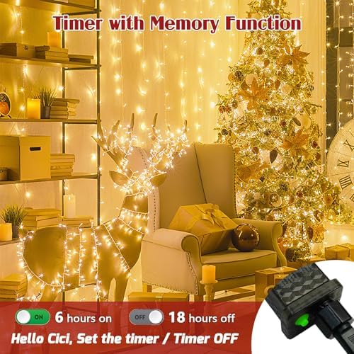 2026 New Voice Control Connectable 88FT 240LED String Lights Indoor Outdoor Clear Wire Twinkle Fairy Light Plug in with Timer for Bedroom Classroom Wedding Tree Patio Decor - Image 7