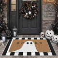 Tinideya 2 Pcs Halloween Door Mat Outdoor Layered Spooky Ghost Welcome Mat by Tinideya