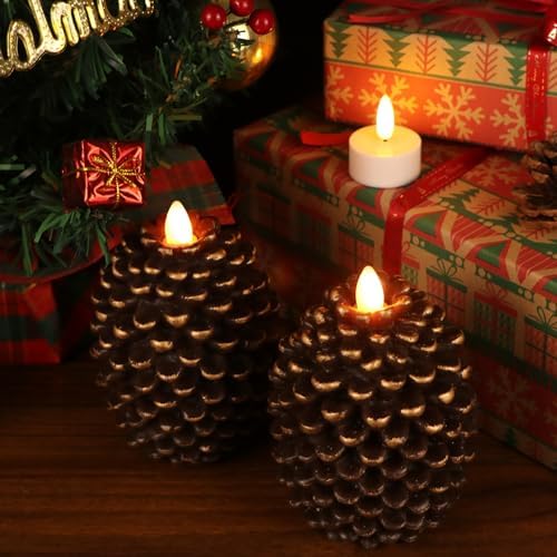 Wondise Flameless Candles with 6H Timer Battery Operated - Image 5