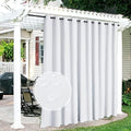 RYB HOME Extra Wide Outdoor Curtains for Patio Waterproof Privacy by RYBHOME