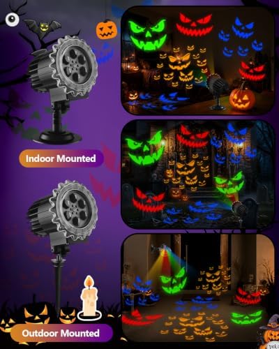 Ultra Bright Halloween Projector Lights Outdoor, Moving Eye Projection - Image 4
